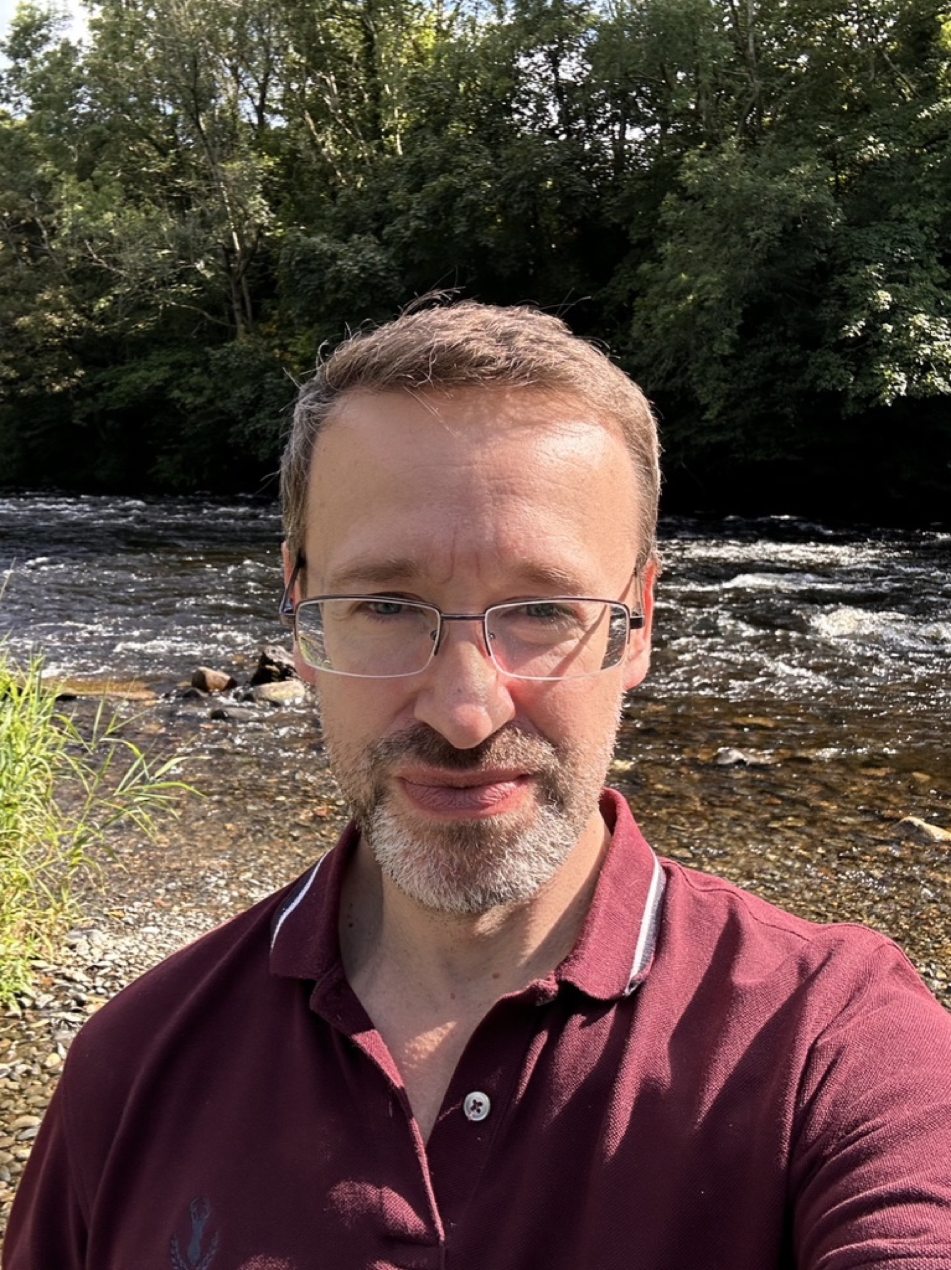 River in the Welsh countryside
