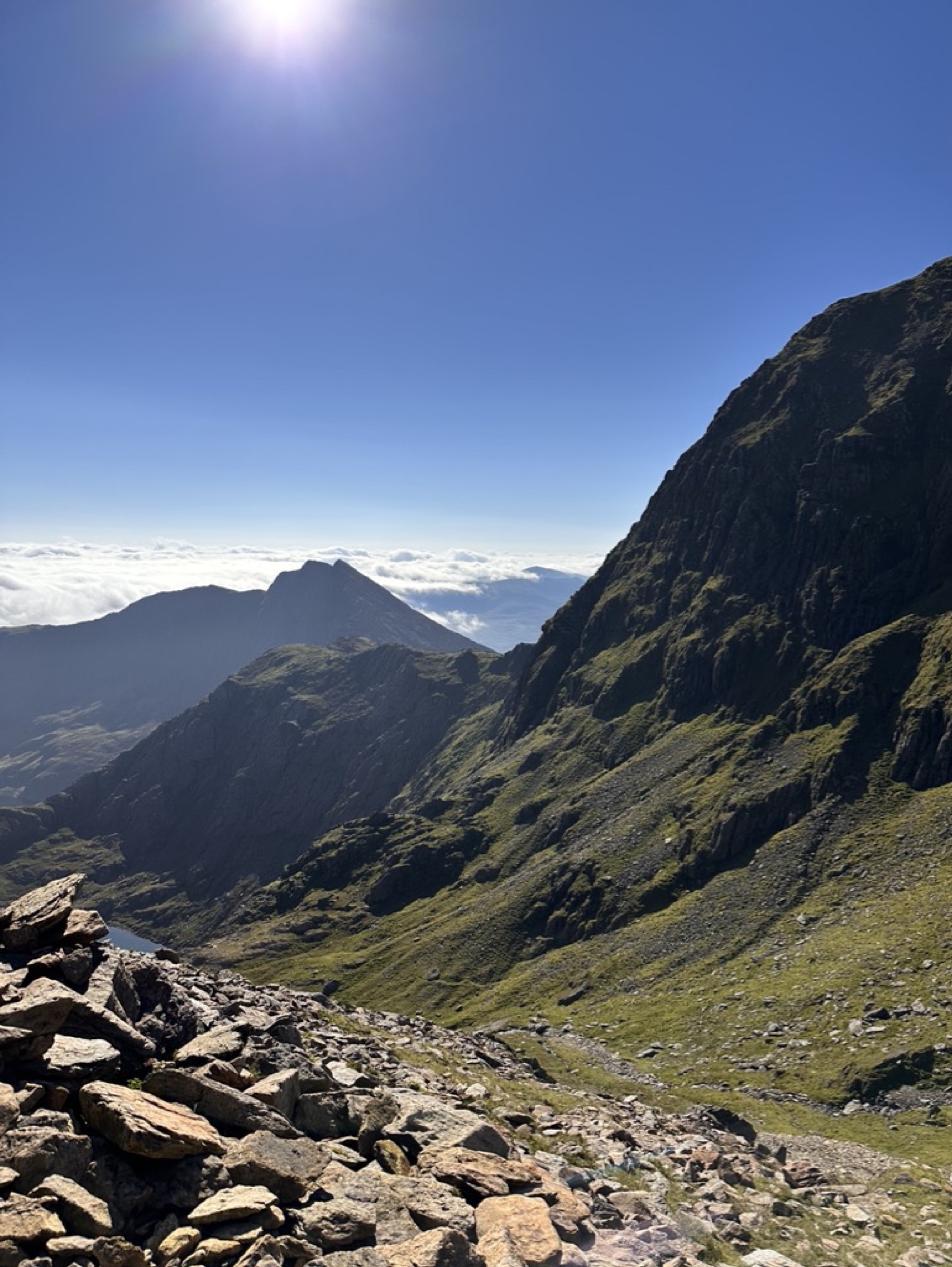 Snowdon mountain peaks